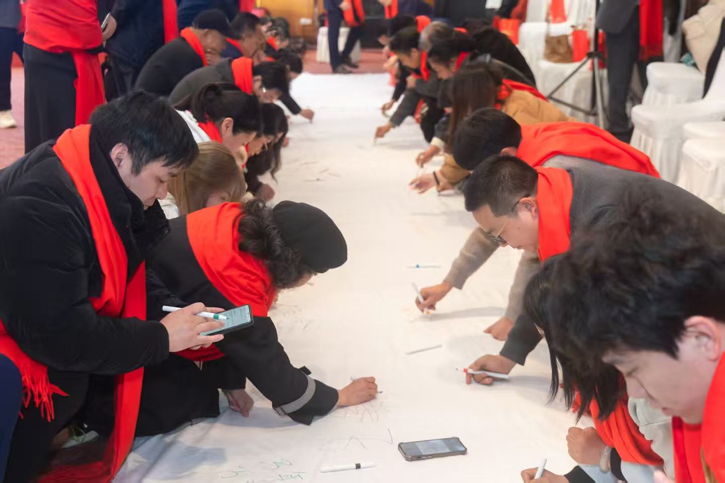 百人梦想沙龙年会活动现场